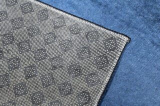 Vloerkleed Emma Antislip Wasbaar Marineblauw Game Over