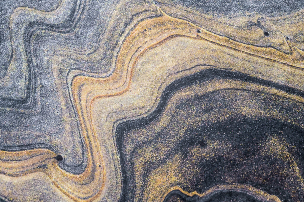 Vloerkleed Toscana Grijs Gouden Agaat Antislip