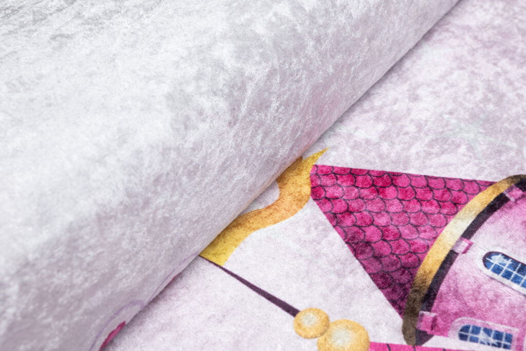 Vloerkleed Emma Kinderkamer Roze Kasteel Prinses Antislip
