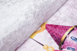 Vloerkleed Emma Kinderkamer Roze Kasteel Prinses Antislip