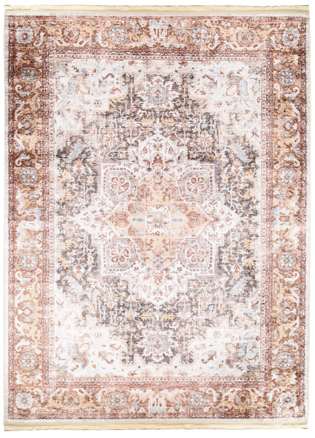 Vloerkleed Victoria Kwastjes Klassiek Beige Crème