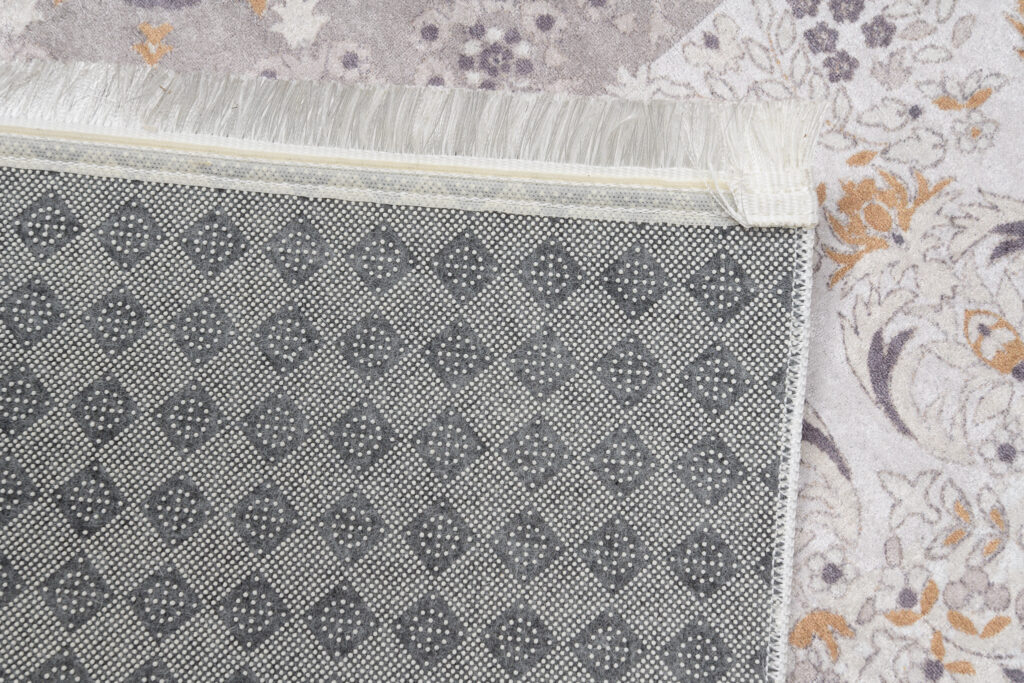 Vloerkleed Victoria Kwastjes Beige Bruin Rozet