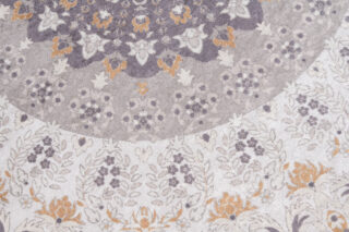 Vloerkleed Victoria Kwastjes Beige Bruin Rozet