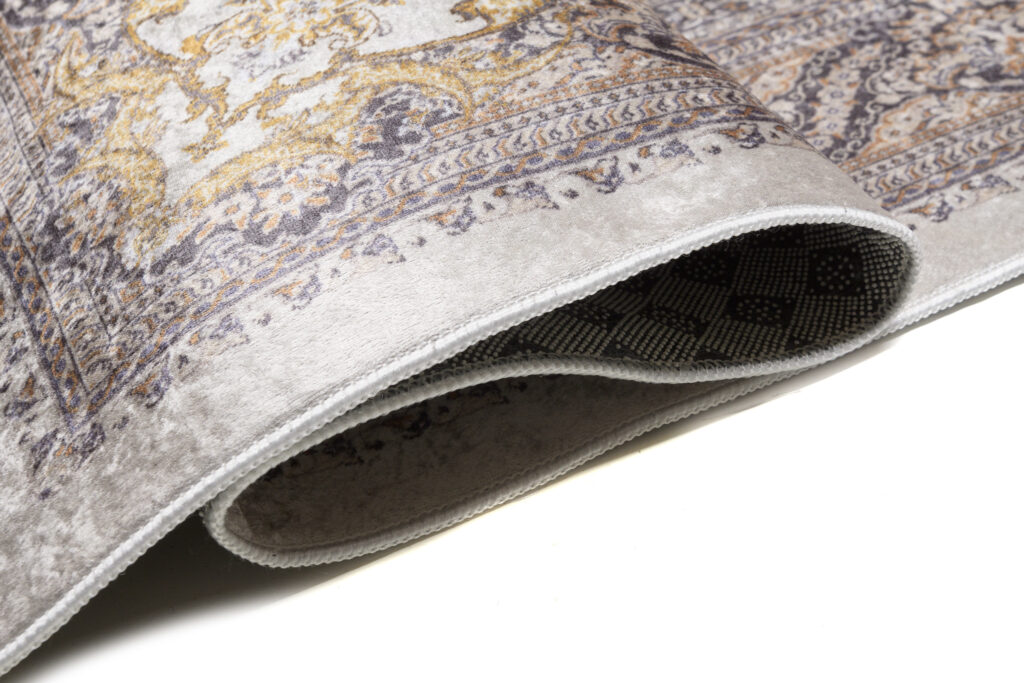 Vloerkleed Victoria Kwastjes Beige Bruin Rozet
