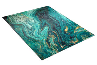 Vloerkleed Toscana Smaragd Gouden Antislip