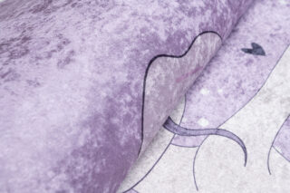 Vloerkleed Emma Kinderkamer Paars Ballerina Antislip