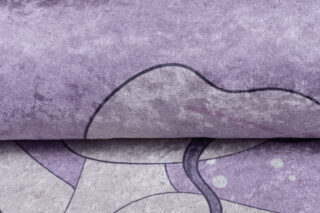 Vloerkleed Emma Kinderkamer Paars Ballerina Antislip