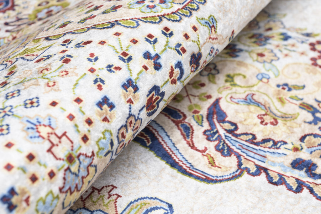 Vloerkleed Victoria Crème Marineblauw Traditioneel