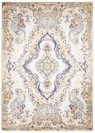 Vloerkleed Victoria Crème Marineblauw Traditioneel