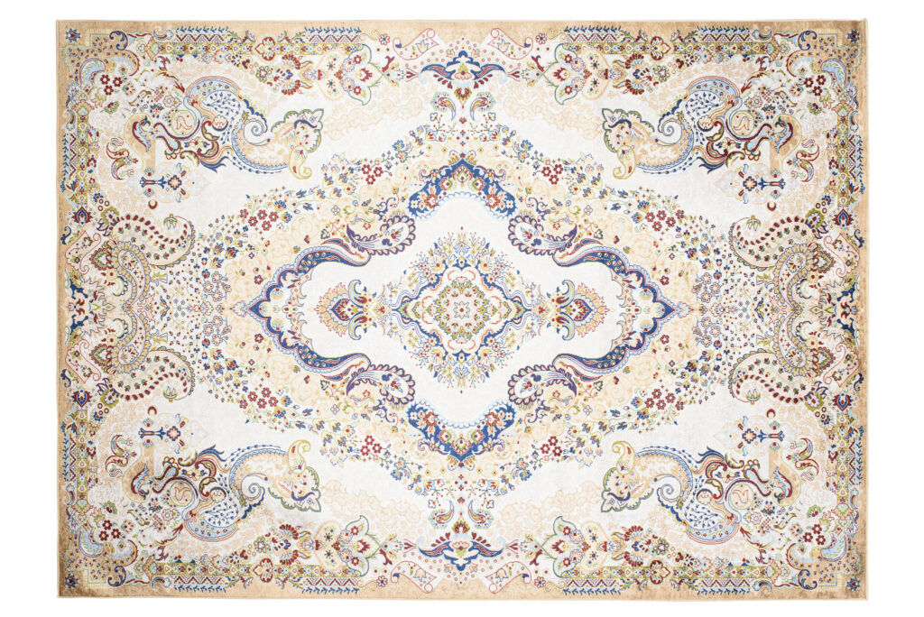 Vloerkleed Victoria Crème Marineblauw Traditioneel