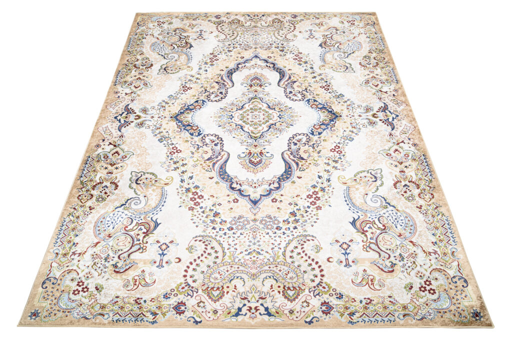 Vloerkleed Victoria Crème Marineblauw Traditioneel