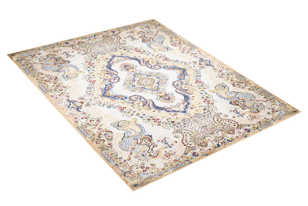 Vloerkleed Victoria Crème Marineblauw Traditioneel