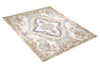 Vloerkleed Victoria Crème Marineblauw Traditioneel