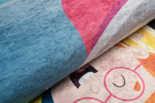 Vloerkleed Emma Kinderkamer Antislip Licht Roze Ballerina