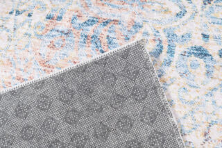 Vloerkleed Toscana Vintage Blauw Beige Ornamenten