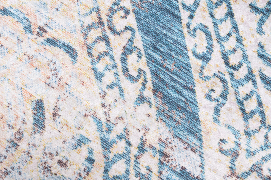 Vloerkleed Toscana Vintage Blauw Beige Ornamenten