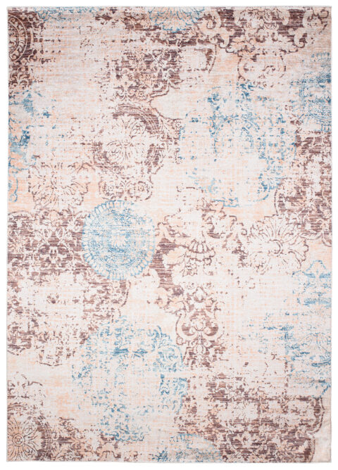 Vloerkleed Toscana Vintage Blauw Beige Antislip