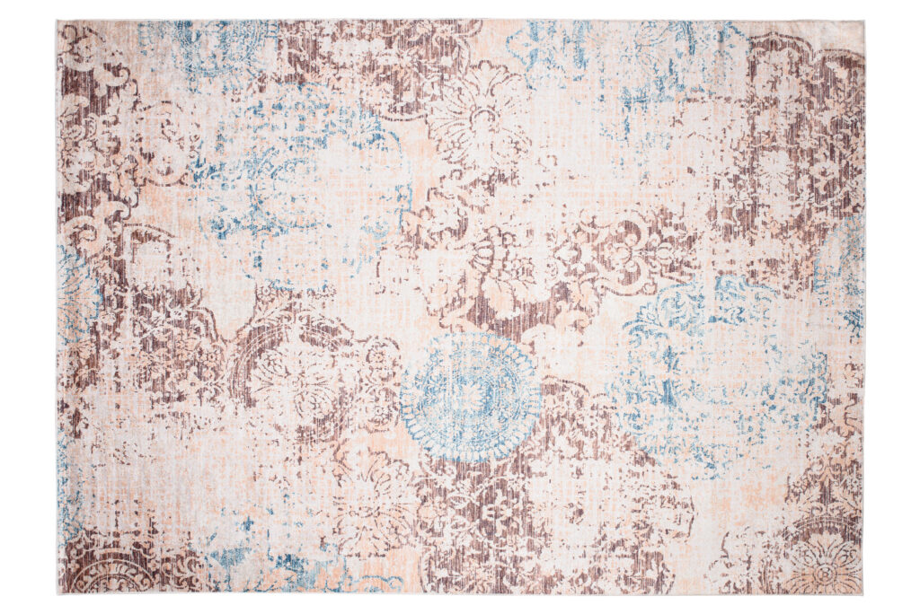 Vloerkleed Toscana Vintage Blauw Beige Antislip