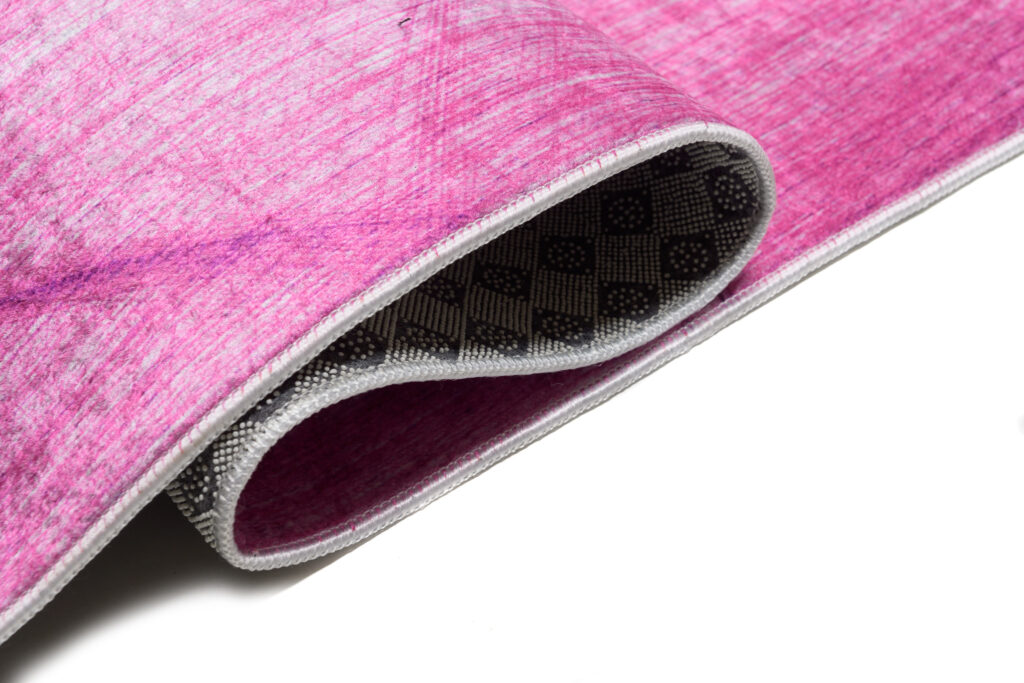 Vloerkleed Toscana Roze Blauw Abstract Lijnen