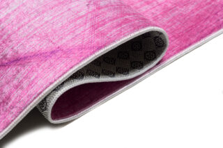 Vloerkleed Toscana Roze Blauw Abstract Lijnen
