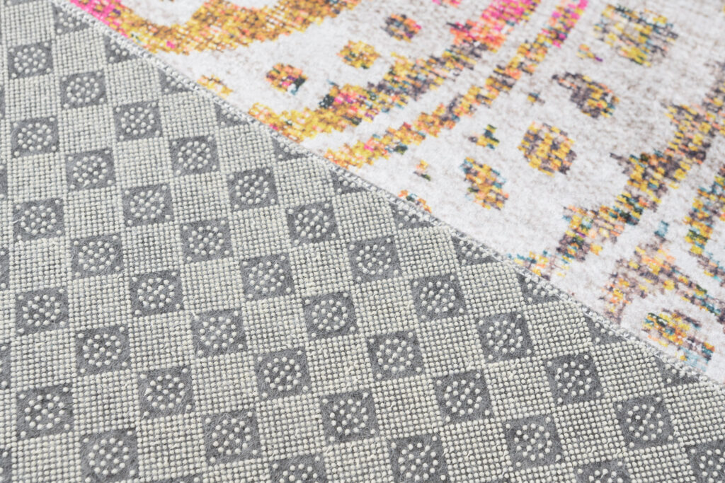 Vloerkleed Toscana Vintage Veelkleurig Rond Rozetten