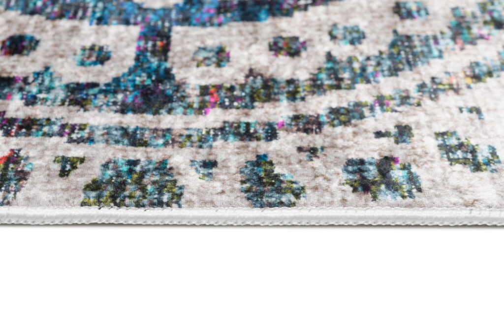 Vloerkleed Toscana Vintage Veelkleurig Rond Rozetten
