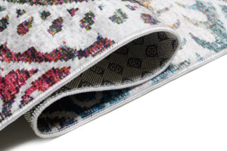 Vloerkleed Toscana Vintage Veelkleurig Rond Rozetten