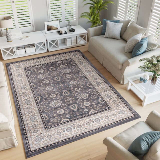 Vloerkleed Colorado Traditioneel Grijs Beige