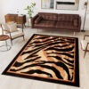 Vloerkleed Atlas Bruin Beige Dierenmotief Tijger