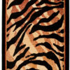 Vloerkleed Atlas Bruin Beige Dierenmotief Tijger