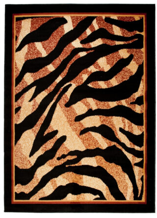 Vloerkleed Atlas Bruin Beige Dierenmotief Tijger