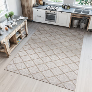 Vloerkleed Capri Creme Sisal Gestreept Indoor Outdoor Modern