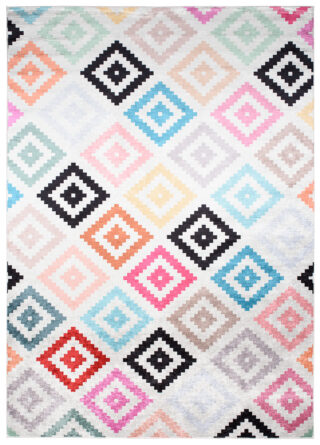 Vloerkleed Toscana Veelkleurig Marokkaanse Trellis