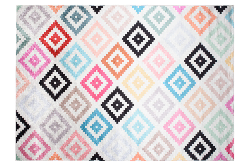 Vloerkleed Toscana Veelkleurig Marokkaanse Trellis