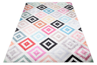 Vloerkleed Toscana Veelkleurig Marokkaanse Trellis