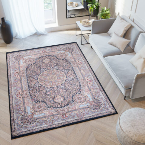 Vloerkleed Victoria Kwastjes Veelkleurig Rozet