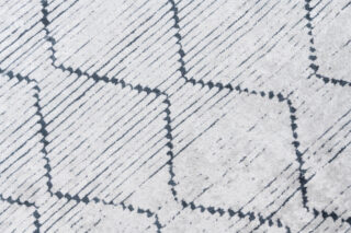 Vloerkleed Toscana Geometrisch Grijs Marineblauw Zigzag