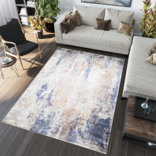 Vloerkleed Toscana Abstract Marineblauw Koper