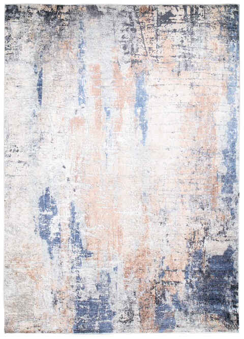 Vloerkleed Toscana Abstract Marineblauw Koper