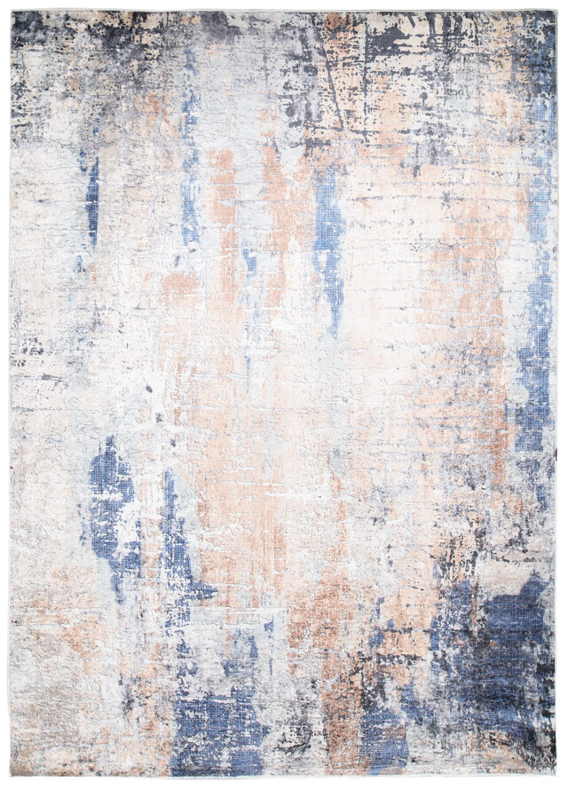 Vloerkleed Toscana Abstract Marineblauw Koper