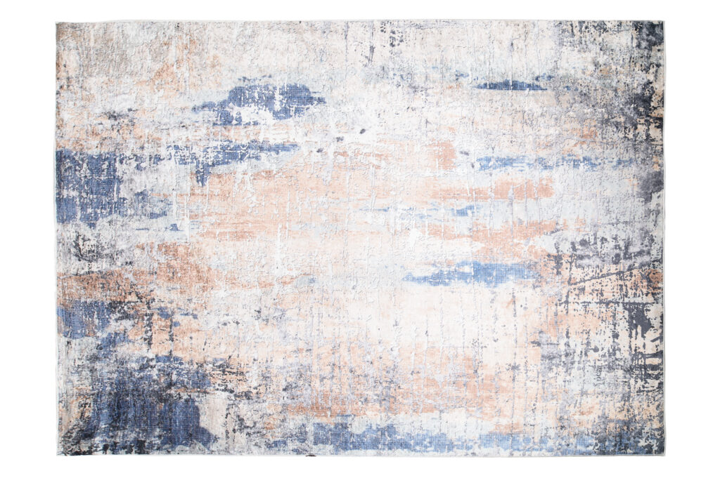 Vloerkleed Toscana Abstract Marineblauw Koper
