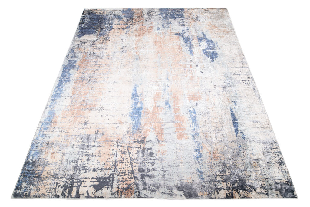 Vloerkleed Toscana Abstract Marineblauw Koper