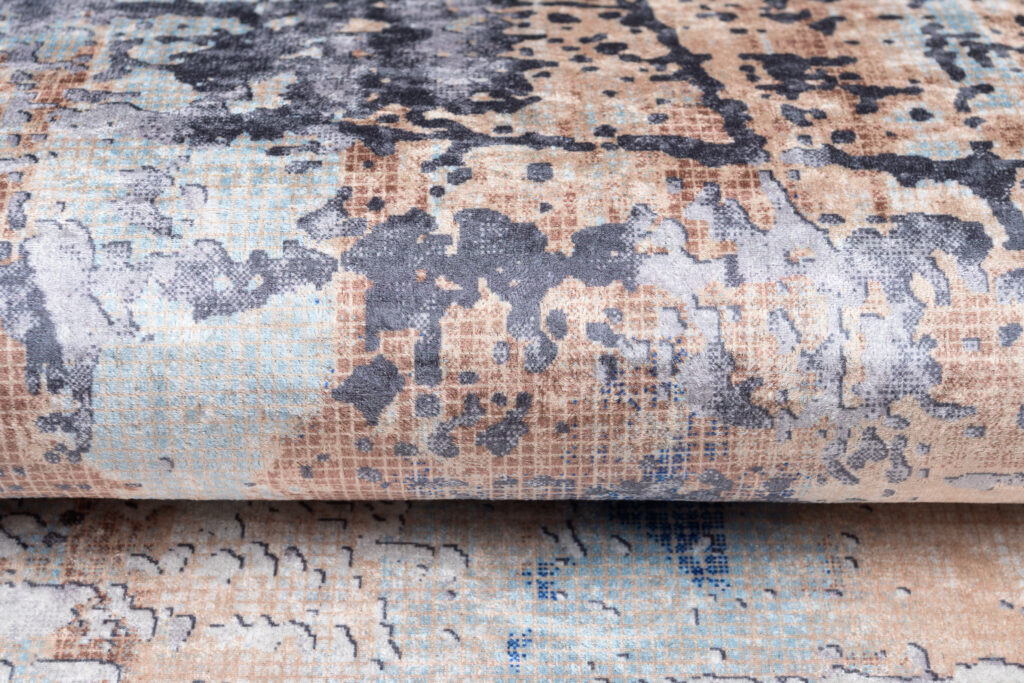 Vloerkleed Toscana Abstract Marineblauw Koper
