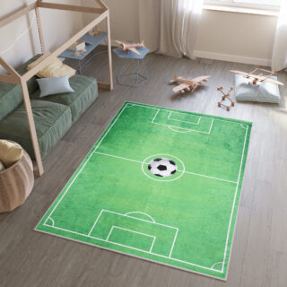 Vloerkleed Emma Kinderkamer Groen Speelplaats Antislip