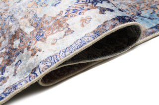 Vloerkleed Victoria Vintage Marineblauw Koper