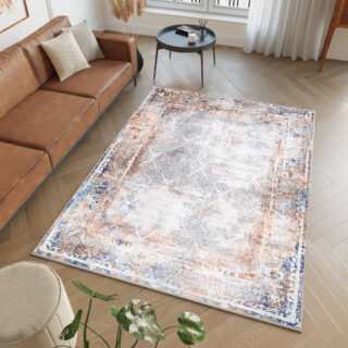 Vloerkleed Victoria Vintage Marineblauw Koper