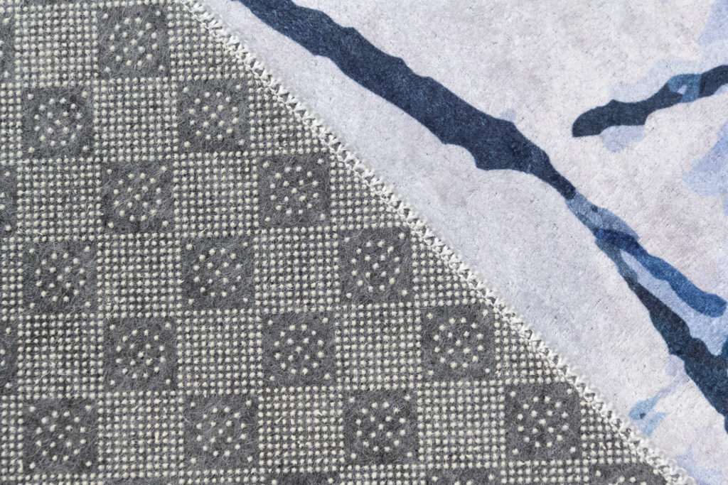 Vloerkleed Toscana Abstract Blauw Grijs