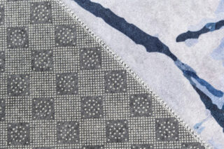 Vloerkleed Toscana Abstract Blauw Grijs