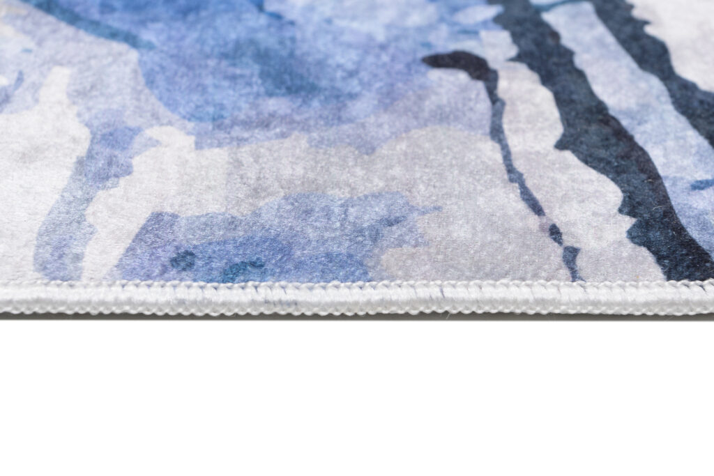 Vloerkleed Toscana Abstract Blauw Grijs
