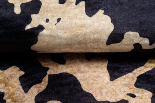 Vloerkleed Toscana Zwart Grijs Gouden Marmer